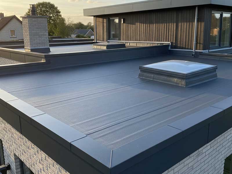 NEW FLAT ROOF A new flat roof by Kennedy Roofing