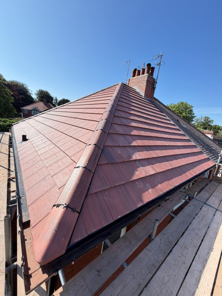 roof1 A newly tile roof | Kennedy Roofing